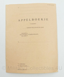 KL Appèlboekje - ongebruikt - origineel
