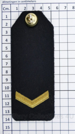 Korps Mariniers epauletten schouderstukken set - Marinier 1e klasse - origineel