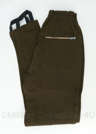 DDR NVA trainingsjack met broek NVA Trainingskleidung braun - maat K 44 - origineel