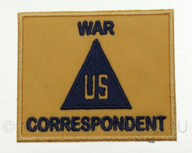 WO2 US Army War Correspondent embleem - 7,7 x 6,4 cm - replica