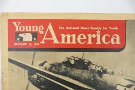 WO2 US Young America The National News Weekly for Youth Magazine tijdschrift - November 16, 1944 - 34,5 x 27 cm - origineel