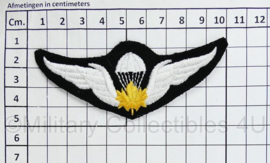 WO2 Canadian RCAF Royal Canadian AirForce Airborne Paratrooper shoulder wing embleem - 10 x 4 cm