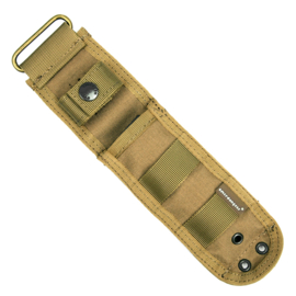 Universal Tactical Knife pouch Meshouder been schede universeel -  25 X 7 X 1 cm.   - Khaki