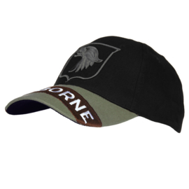 Baseball Cap 101st Airborne Zwart/Groen - nieuw model!