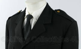 Zwarte Nederlandse Brandweer ceremoniële Zwart uniform jas  - maat 48 t/m 56 - origineel