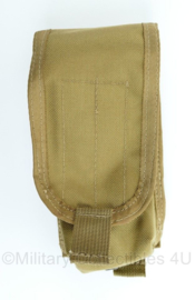 KL Nederlandse leger en Korps Mariniers MOLLE enkele Diemaco C7 C8 M4 magazijntas - Profile Equipment - Coyote - 18 x 4 x 9 cm - nieuw - origineel