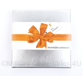 Koninklijke Luchtmacht geschenkverpakking mini kerstballen -  16 x 16 x 3 cm. - origineel