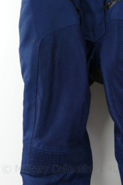 Damen blauwe motorbroek met bovenstuk - maat 50 - licht gedragen - origineel