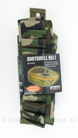 Fosco Shotshell belt woodland  - holds up to 25 shotshells - nieuw