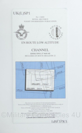 Royal Canadian Air Force Flight Information En Route Low Altitude Channel UK(L)SP1 - 26,5 x 12,5 cm - origineel