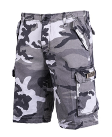 PARATROOPER SHORTS PREWASH korte broek - Urban camo - Small tm. XXL