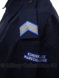 Koninklijke Marechaussee  Overhemd VT - donkerblauw  - met rangen - maat 8000/0510 - origineel