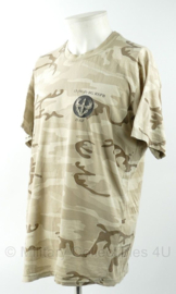 KL Desert camo shirt 13 NLD BG RSPB ISAF stoottroepen - maat XL - gedragen - origineel