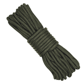 Touw 9mm - 100% nylon - 15 meter lang - Groen of Zwart