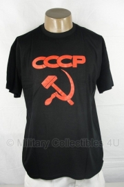 T shirt CCCP USSR - rood / zwart - meerdere maten