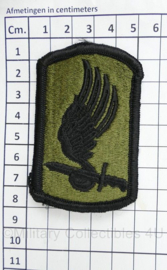 US Army 173rd Airborne Brigade patch subdued - 8 x 5 cm - origineel