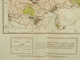 Duitse stafkaart Sonderausgabe 1940 Rusland UdSSR Polonne Blatt 396a - 97,5 x 74 cm. schaal 1:100000 - origineel