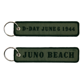 Sleutelhanger D-Day June 6, 1944 JUNO beach - 12,5 x 3 cm