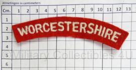Britse leger Worcestershire shoulder title - 13 x 3,5 cm - origineel