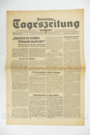 WO2 Duitse krant Tageszeitung nr. 193 19 augustus 1943 - 47 x 32 cm - origineel