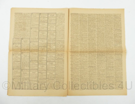 WO2 Duitse krant Frankische Tageszeitung nr. 225 25/26 september 1943 - 47 x 32 cm - origineel