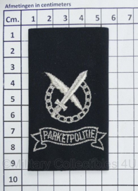 Parketpolitie epauletten PAAR - 9 x 5,5 cm - origineel