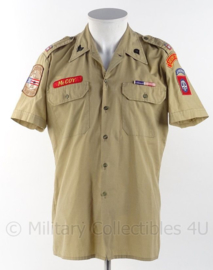 US Army 82nd airborne division "desert storm" overhemd met insignes - maat S - niet officieel samengesteld - origineel