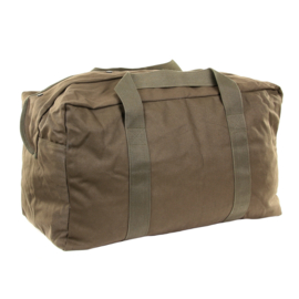 Parabag Flyers kit bag  - met rits- en drukknoop sluiting - 75 liter - 56 x 35 x 35 cm. - ook ideaal voor een parachute -  GROEN