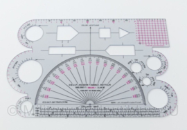 USAF US Air Force en RNLAF Royal Netherlands Air Force Combat Mission Plotter Protractor PLU-6/C - nieuw in verpakking - origineel