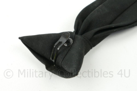 Cliptie stropdas zwart polyester