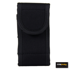 Koppeltasje voor de mobiele telefoon - zwart - 100% Cordura - DP205