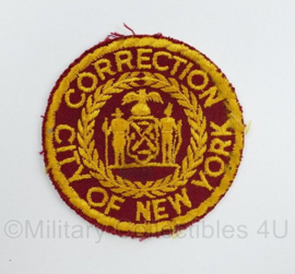 Amerikaans Embleem Correction City of New York - diameter 7,5 cm - origineel