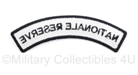 Defensie Nationale Reserve straatnaam NATRES  - huidig model - 11 x 2,5 cm - origineel
