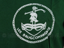 KL Nederlandse leger 105 brugcompagnie shirt - maat Large - origineel