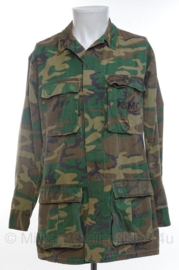 USMC US Marine Corps  ERDL poplin camo jungle fatique uniform jas EN broek - 3rd pattern - maat Medium/Regular - origineel