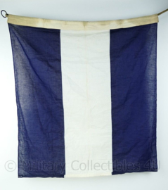 Wo2 British Royal Navy signaal vlag  - gebruikt - 83x90 cm - origineel