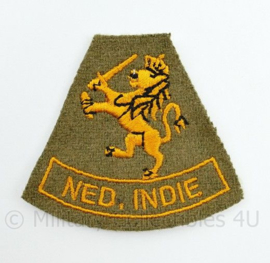 KNIL Nederlandse leger  embleem Mouwleeuw Ned. Indie
