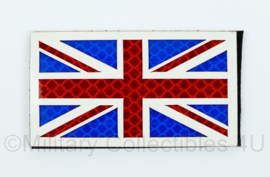 Britse leger infrarood patch - met klittenband - Britse vlag - 5 x 9 cm