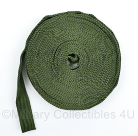 Defensie lint ter versterking  7,75 meter - voor bijvoorbeeld versteviging of reparatie van kleding - 775 x 2,5 cm - nieuw - origineel
