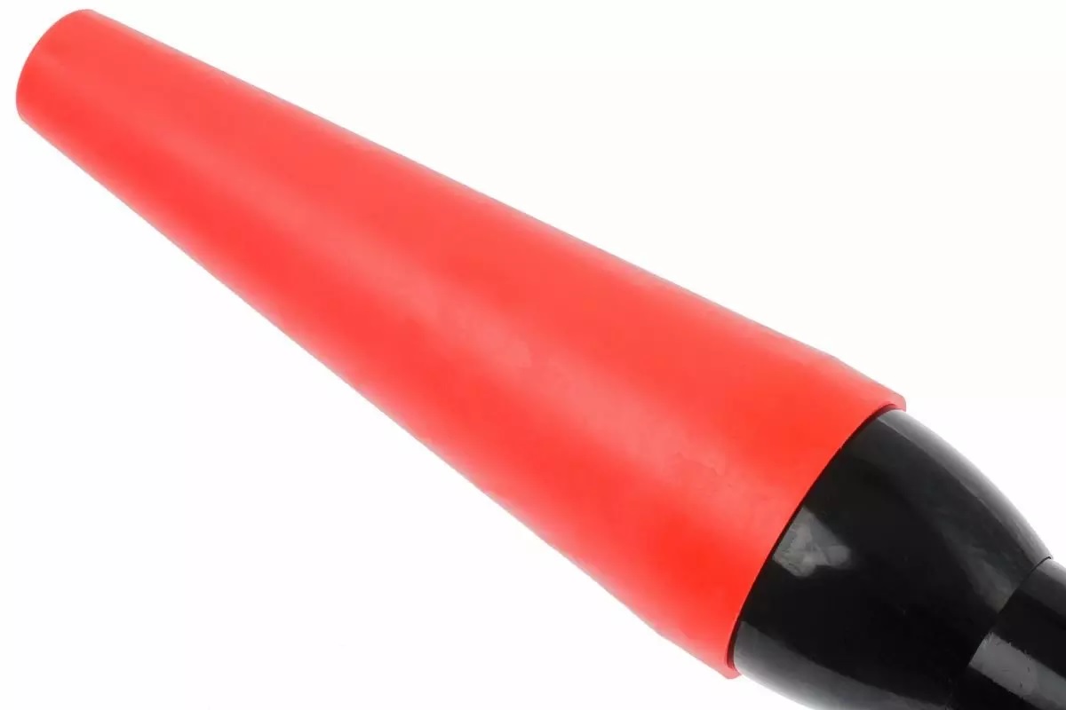Maglite opzetkegel, kleur rood voor C en D lampen - licht gebruikt