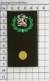 KL Landmacht epauletten rang Adjudant Bataljon - model tot 2000 - per paar - afmeting 5 x 9 cm - origineel