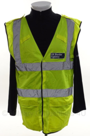 UK Border Agency geel reflectie hesje - size Medium - origineel