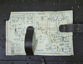 Wo2 US Army Corps of Engineers Mine Detector set AN/PRS04 1944 in kist - origineel