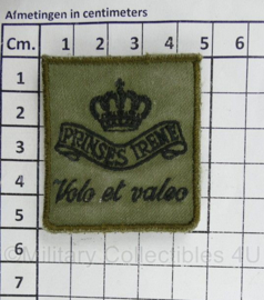 Defensie Prinses Irene 17 Pantserinfanteriebataljon borstembleem - met klittenband - 5 x 5 cm - origineel