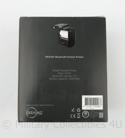 Brainz bluetooth pocket printer - 8½ x 8½ x 4½ cm - nieuw in verpakking