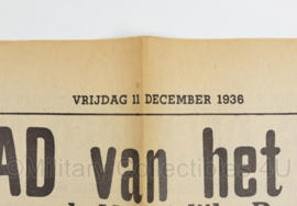 Krant Nieuwsblad van het Noorden - 11 december 1936 - origineel