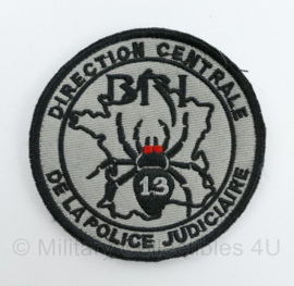 Franse Politie Direction Centrale de la Police Judiciaire embleem met klittenband  - diameter 8 cm - origineel