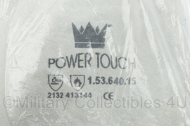 KL Nederlandse leger werkhandschoenen leder werk Power-Touch - one size - nieuw in verpakking - origineel