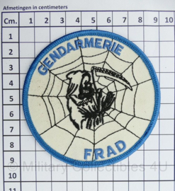 Franse Politie Gendarmerie FRAD Formateurs Relais Anti-Drogue embleem - diameter 9 cm - origineel