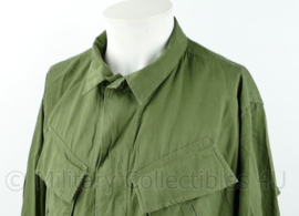 US Vietnam oorlog Jungle Fatique shirt 3rd Pattern Coat Mans Combat tropical Small Long - ONGEDRAGEN - origineel